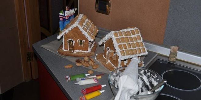 Рецепт новогодних пряничных домиков в подарок