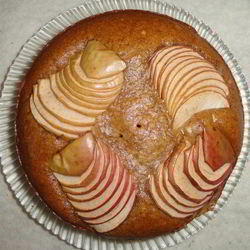 Рецепт Постной коврижки с яблоками и корицей