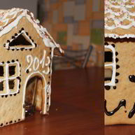 Рецепт Пряничного дома с шоколадной глазурью