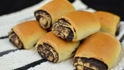 Рецепт Рулетиков с маком из дрожжевого теста