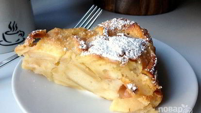 Рецепт Аппетитной яблочной Шарлотки