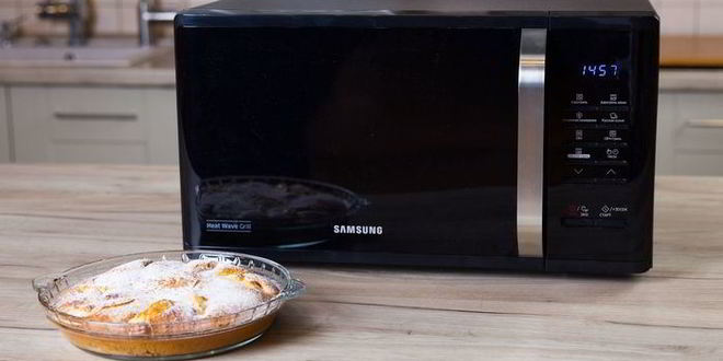 Рецепт ароматной шарлотки в микроволновке samsung