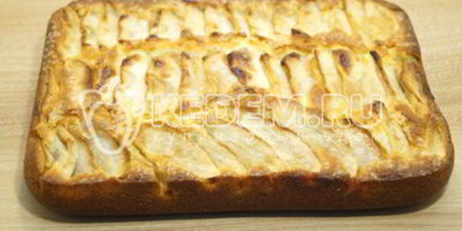 Рецепт нежной шарлотки с яблоками в духовке