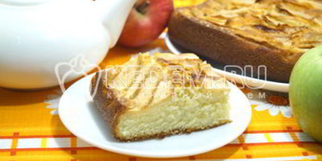 Рецепт нежной шарлотки с яблоками в духовке