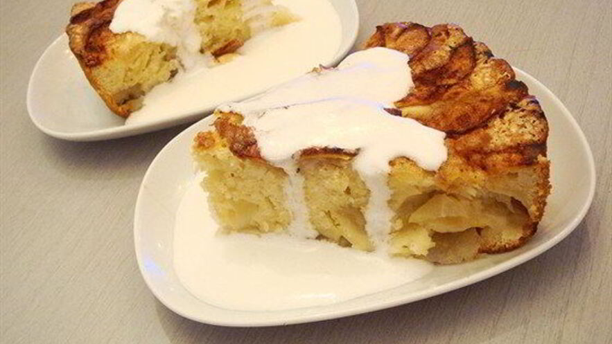 Рецепт нежной шарлотки