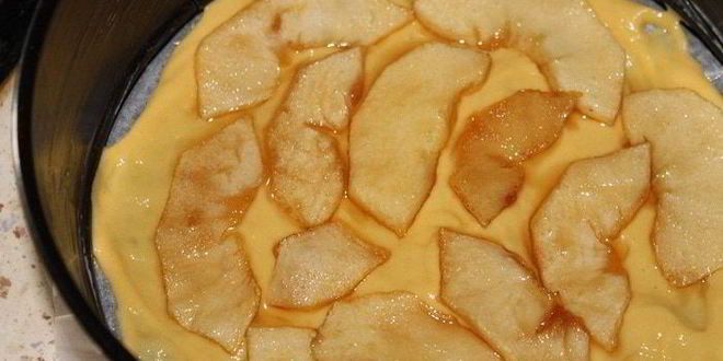 Рецепт пирога карамельная шарлотка