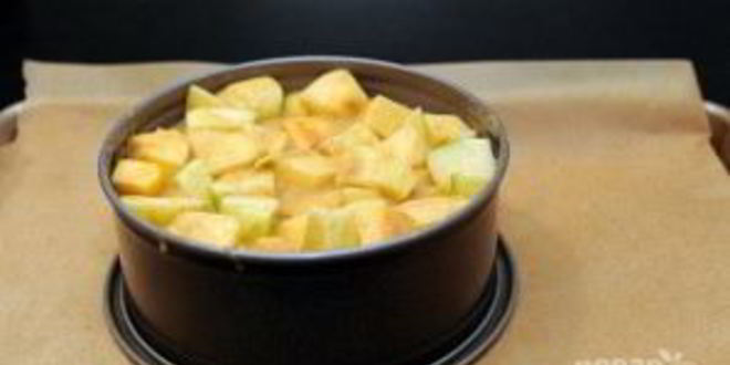 Рецепт пышной шарлотки