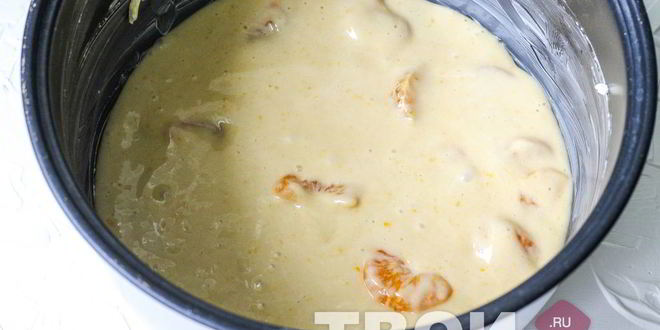 Рецепт шарлотки из мандаринов