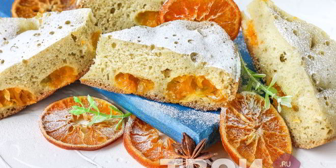 Рецепт шарлотки из мандаринов
