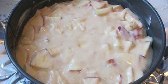 Рецепт шарлотки неправильной