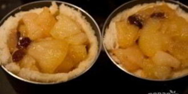 Рецепт шарлотки с грушами