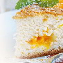 Шарлотка с мандаринами в мультиварке