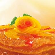 Рецепт Шарлотки с персиками из блинчиков