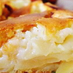 Рецепт Шарлотки с яблоками, бананами и корицей