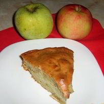 Шарлотка с яблоками без миксера