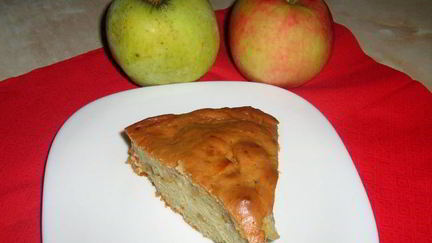 Рецепт Шарлотки с яблоками без миксера