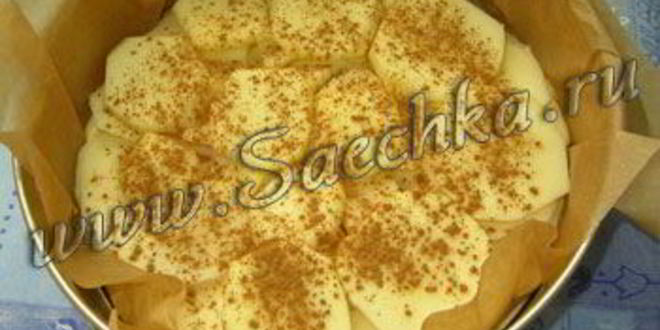 Рецепт шарлотки с яблоками