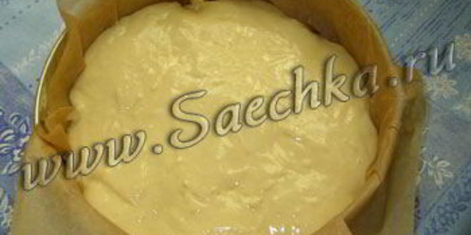 Рецепт шарлотки с яблоками