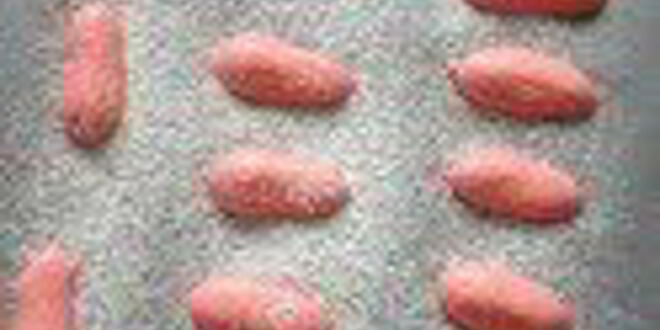 Рецепт шарлотки с запеченным ревенем, баварским фисташковым кремом и клубникой