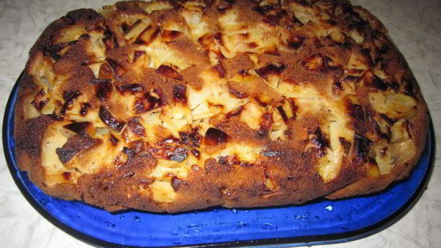 Рецепт веганской шарлотки