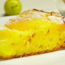 Рецепт Яблочной шарлотки с цедрой