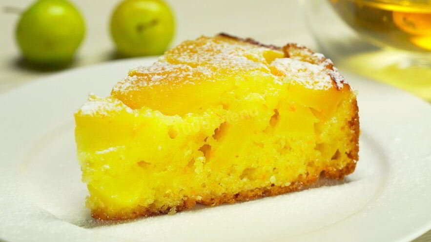 Рецепт яблочной шарлотки с цедрой