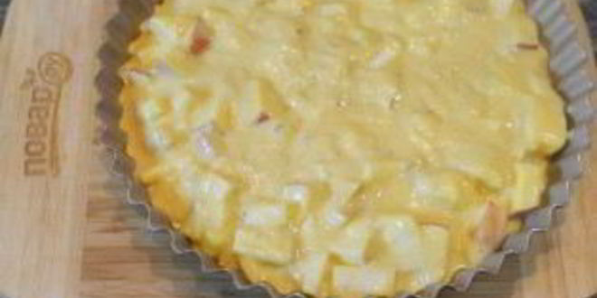 Рецепт яблочной шарлотки