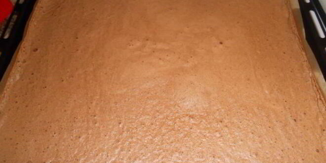 Рецепт шоколадна-кофейного рулет