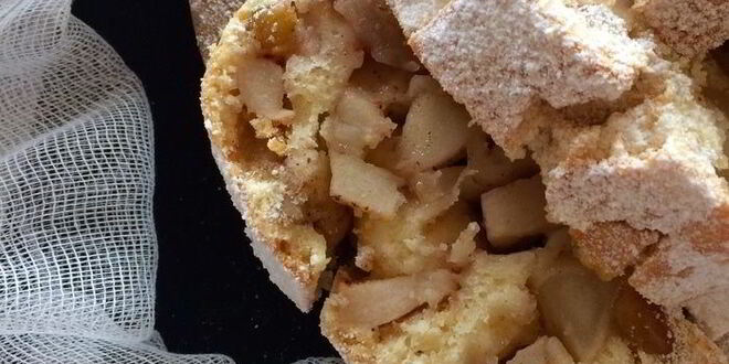 Рецепт быстрого яблочного штруделя