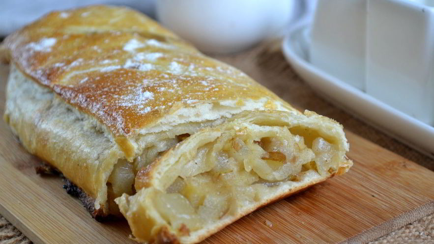 Рецепт грушевого штруделя