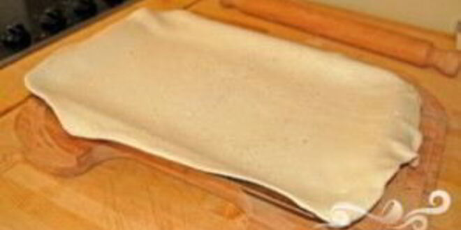 Рецепт каштанового штруделя