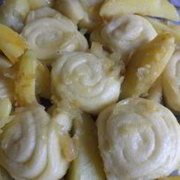 Немецкий штрудель с картошечкой и луком