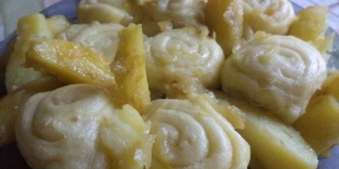 Рецепт немецкого штруделя с картошечкой и луком