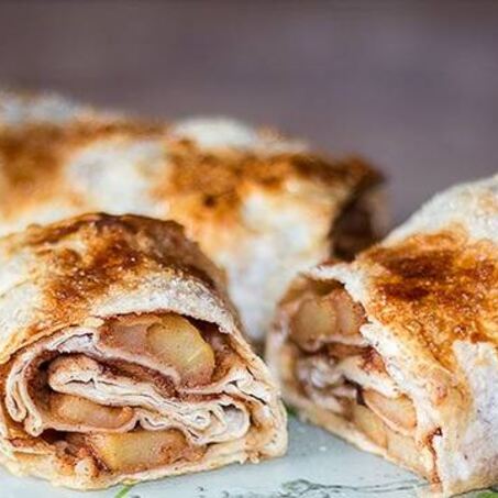 Рецепт Простого штруделя с яблоками в лаваше