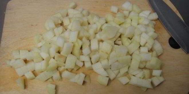 Рецепт штруделя грушевого с творогом из слоёного теста