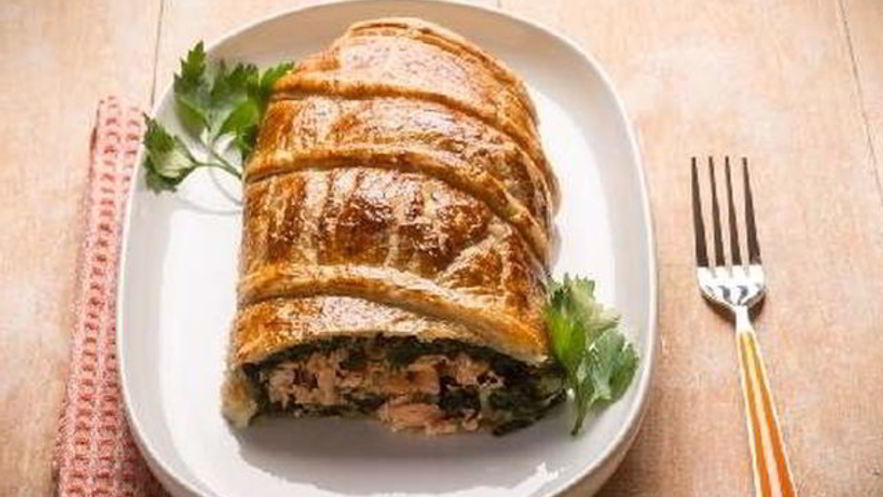 Рецепт штруделя из семги