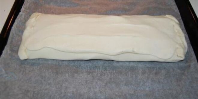 Рецепт штруделя с беконом и цукини