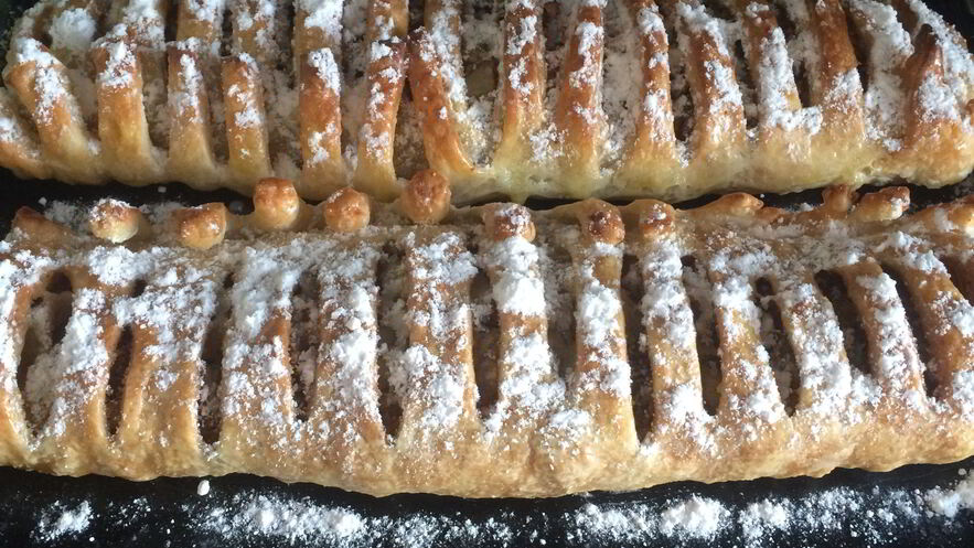 Рецепт штруделя с грушами и грецкими орехами