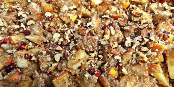 Рецепт штруделя с грушей и яблоками