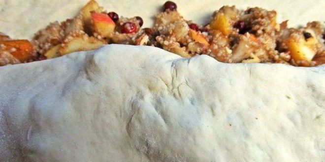 Рецепт штруделя с грушей и яблоками