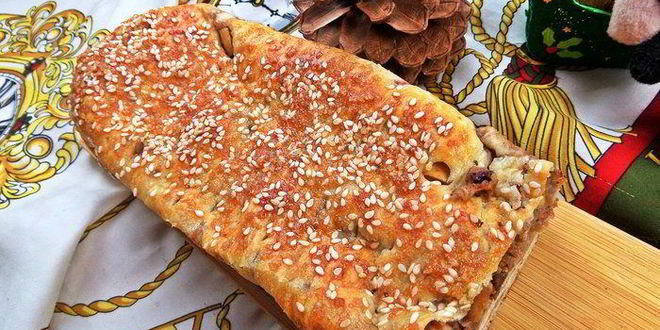 Рецепт штруделя с грушей и яблоками