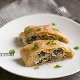 Рецепт Штруделя с овощной начинкой