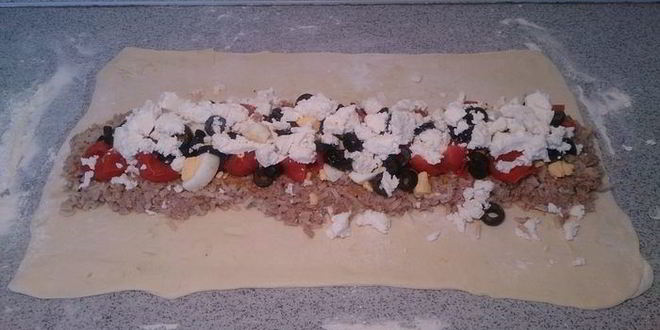 Рецепт штруделя с тунцом