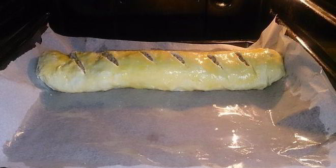 Рецепт штруделя с тунцом