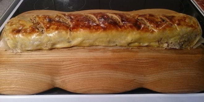 Рецепт штруделя с тунцом