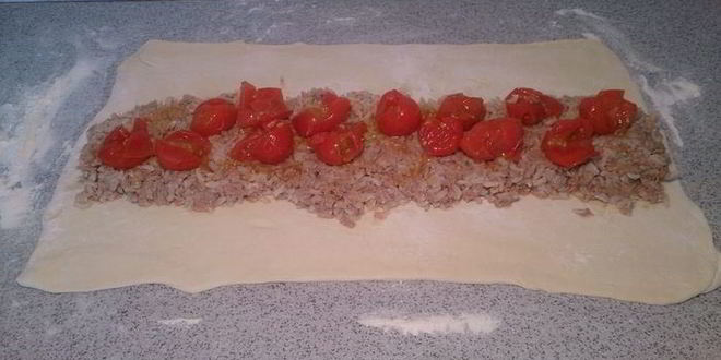 Рецепт штруделя с тунцом