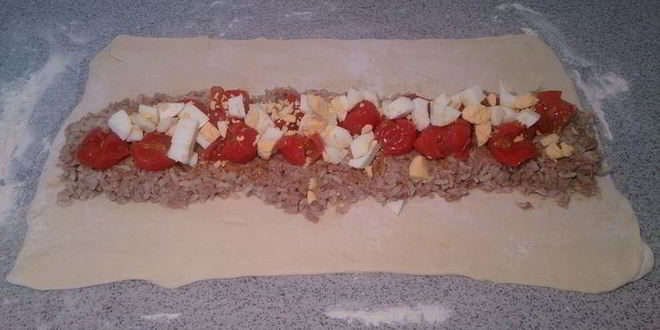 Рецепт штруделя с тунцом