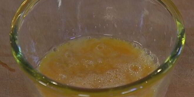 Рецепт штруделя с запеченным красным перцем и луком-пореем