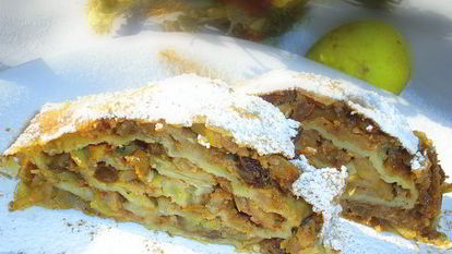 Рецепт Венского яблочного штруделя