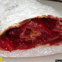 Рецепт Вишневого штруделя с вишней